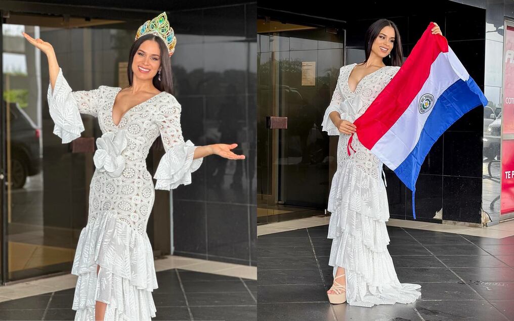 Fabi Martínez partió a Egipto para el certamen Miss Eco 2024. Foto: Gentileza