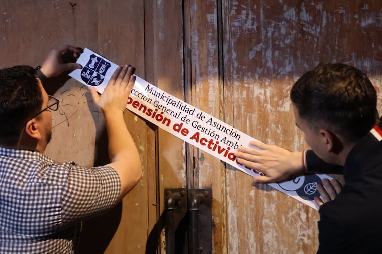 El local fue suspendido temporalmente.