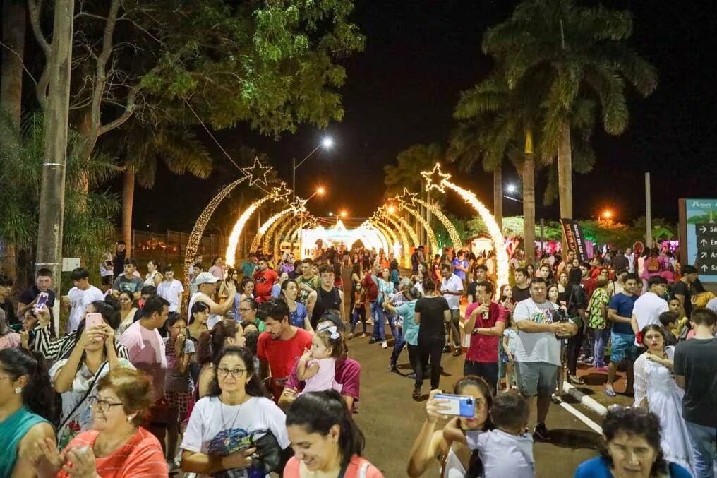 La Villa Navideña en la primera edición recibió a más de 63.000 personas, y este año se estima la asistencia de aproximadamente 100.000 visitantes. Foto: Gentileza