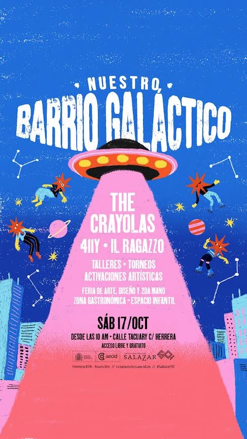 “Barrio Galáctico”, del Centro Cultural de España en Asunción.