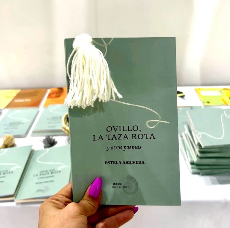“Ovillo, La Taza Rota y Otros Poemas”. Foto: Instagram - @estela_4265