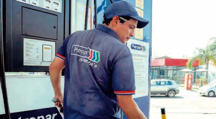 Combustible sube en Petropar: G. 750 el diésel y G. 300 la nafta Combustible sube en Petropar: G. 750 el diésel y G. 300 la nafta