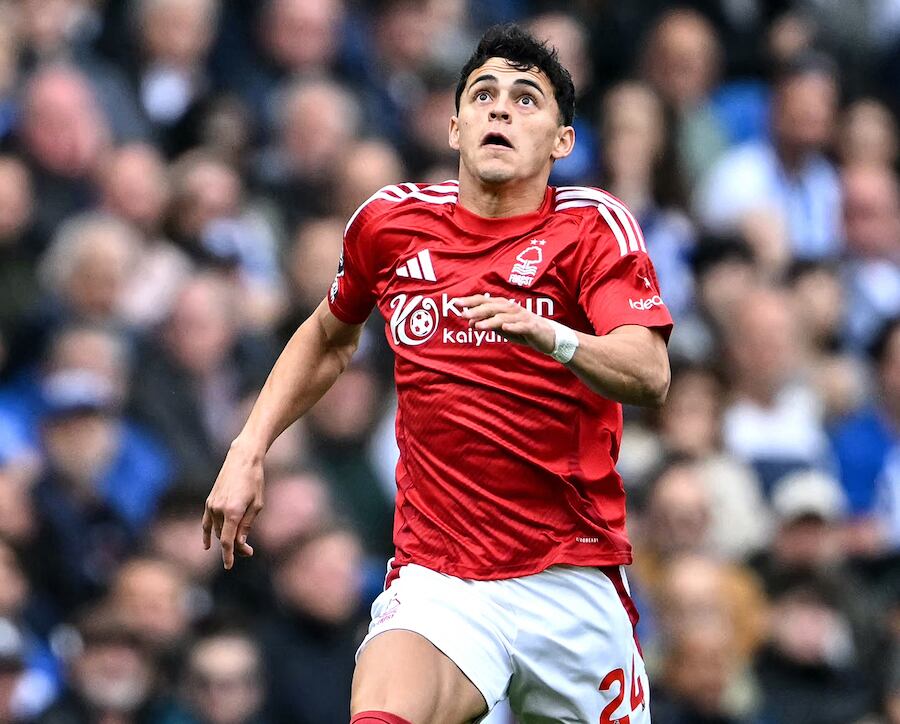 Ramón Sosa, jugador del Nottingham.FOTO: AFP