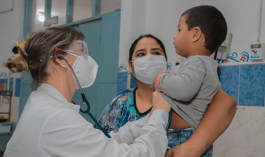 Desde el ingreso de la nueva estación aumentaron en un 70% las consultas médicas, especialmente en niños, niñas y lactantes. Foto: Archivo