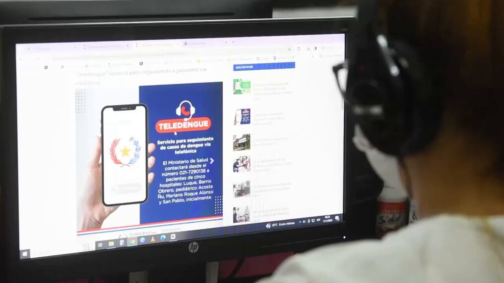 Teledengue asistió a cerca de 9.000 personas hasta su recuperación de la enfermedad. Foto: MSP
