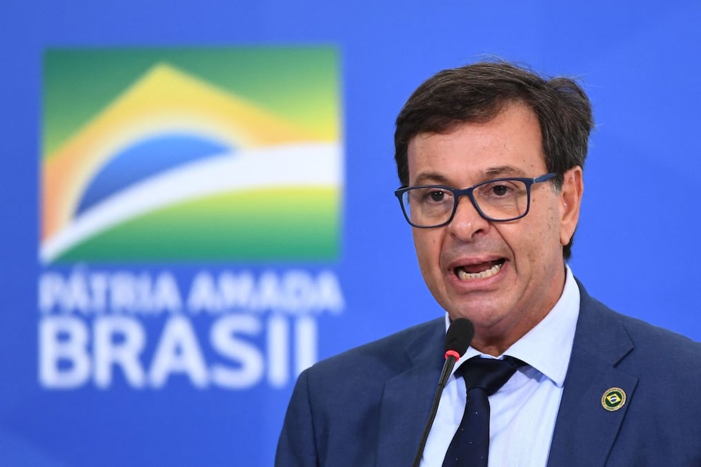 Gilson Machado, exministro de Turismo del gobierno presidido entonces por Jair Bolsonaro. Foto: Archivo/AFP