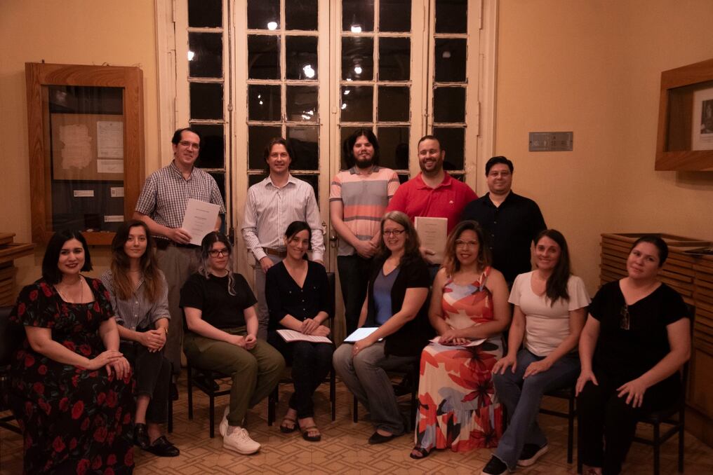 En el marco del mencionado festival, la interpretación de “Kirito ra’arõvo” estará a cargo del Bach Collegium de Asunción, dirigido por el maestro Diego Sánchez Haase (de anteojos). Foto: Gentileza