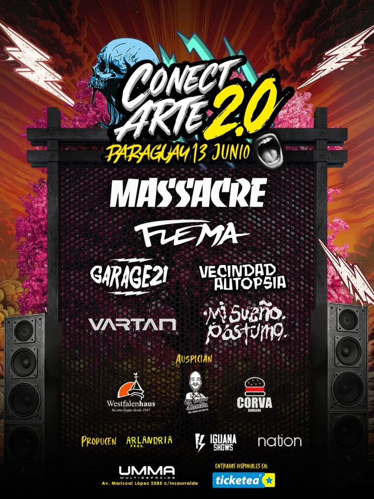 Flyer de Conect Arte. 20.