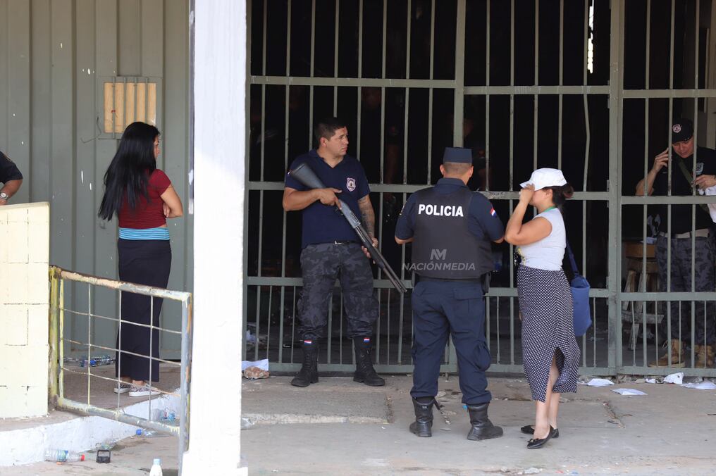 Tal como adelantó el ministro del Interior, Enrique Riera, la crisis ha sido resuelta en la penitenciaría de Tacumbú. Foto: Jorge Jara