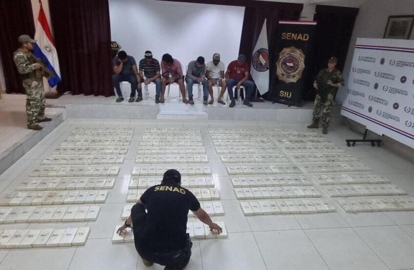 El ministro de la Secretaría Nacional Antidrogas (Senad), Jalil Rachid, indicó que la ruta de transporte en Paraguay era de Misiones a Amambay. Foto: Gentileza