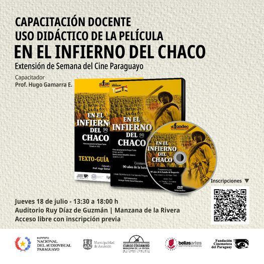 La película “En el infierno del Chaco” cuenta con una edición en DVD. Foto: @cinematecapy