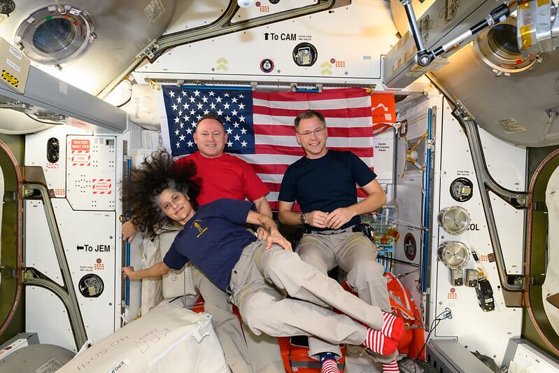 Los astronautas Butch Wilmore y Suni Williams estuvieron varados nueve meses en la Estación Espacial Internacional. Foto: @NASA_Johnson