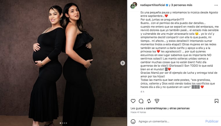 Nadia Portillo dará a luz en junio. Foto: Angélica Escobar