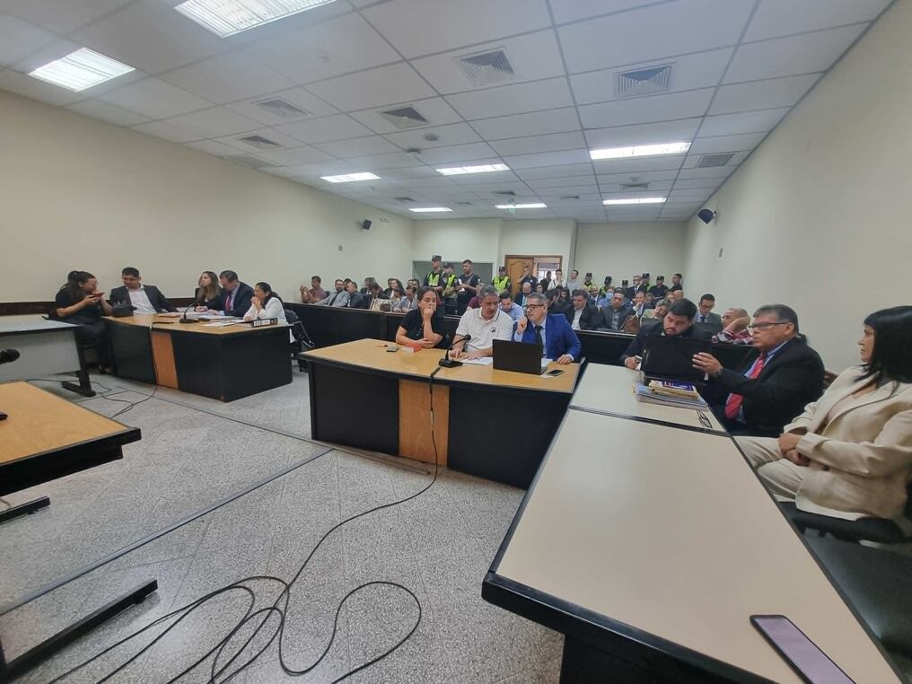 El juez Osmar Legal elevó a juicio oral y público el proceso penal de 23 acusados por lavado de dinero y asociación criminal en el caso conocido como Pavo Real 1. Foto: Gentileza