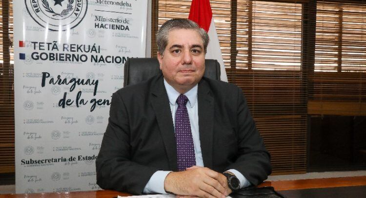 Roberto Mernes, viceministro de Economía, disertó en la apertura del XXVI seminario de Presupuesto Público. Foto: Gentileza