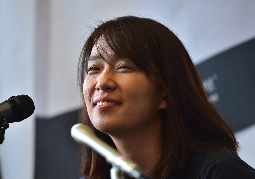 La autora surcoreana Han Kang ganó el Premio Internacional Man Booker en el 2016. Foto: AFP