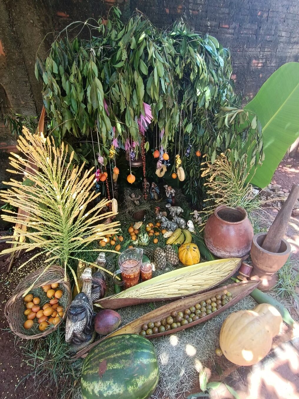 El concurso de pesebres tradicionales premia los arreglos con mayor cantidad de preservación de lo tradicional. Las lucecitas por ejemplo no están permitidas. Foto: Gentileza