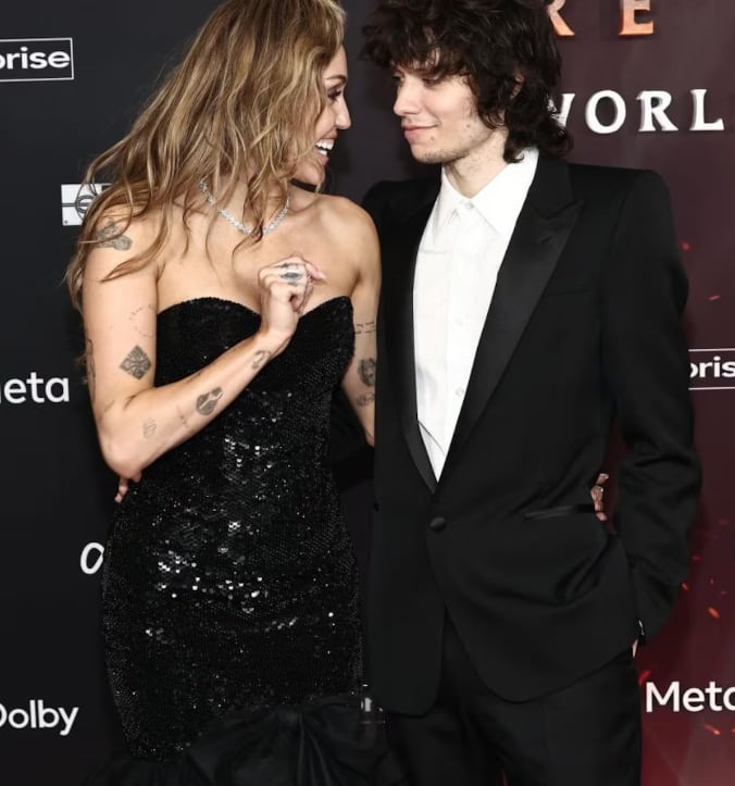 Miley Cyrus y Maxx Morando.