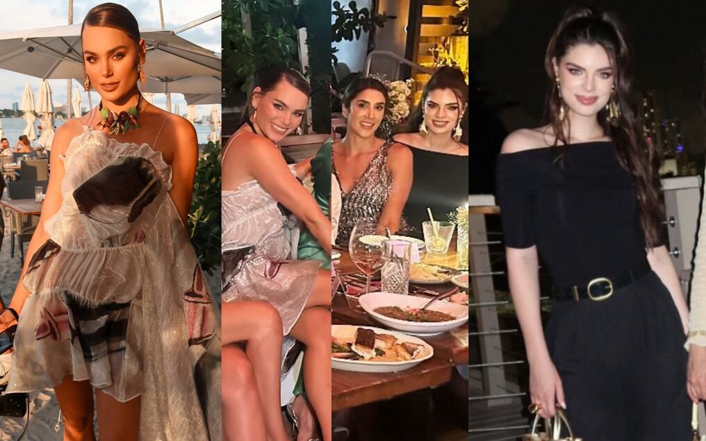 Nadia Ferreira y Stephania Stegman fueron invitadas a un evento de Vogue en Miami. Foto: Gentileza