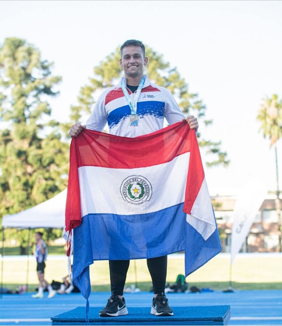 Lars Flaming, el representante del Team Paraguay para la disciplina de lanzadores