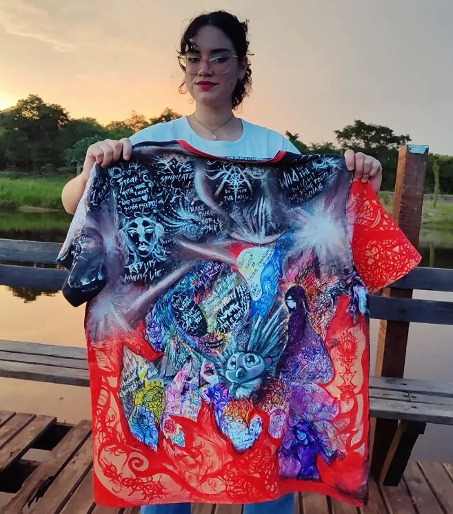Silvana González espera entregar su diseño a Skrillex, esta noche. Foto: Instagram - @skrillex