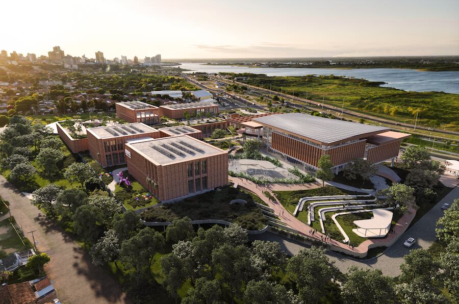 Así se verá el museo que cambiará la capital. Tendrá tecnología de punta, espacios verdes, aulas, acuario, auditorio, restaurante y un planetario inmersivo que marcará un hito regional.