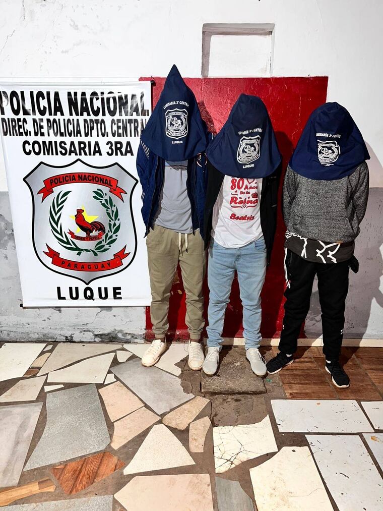 Estos son los detenidos.