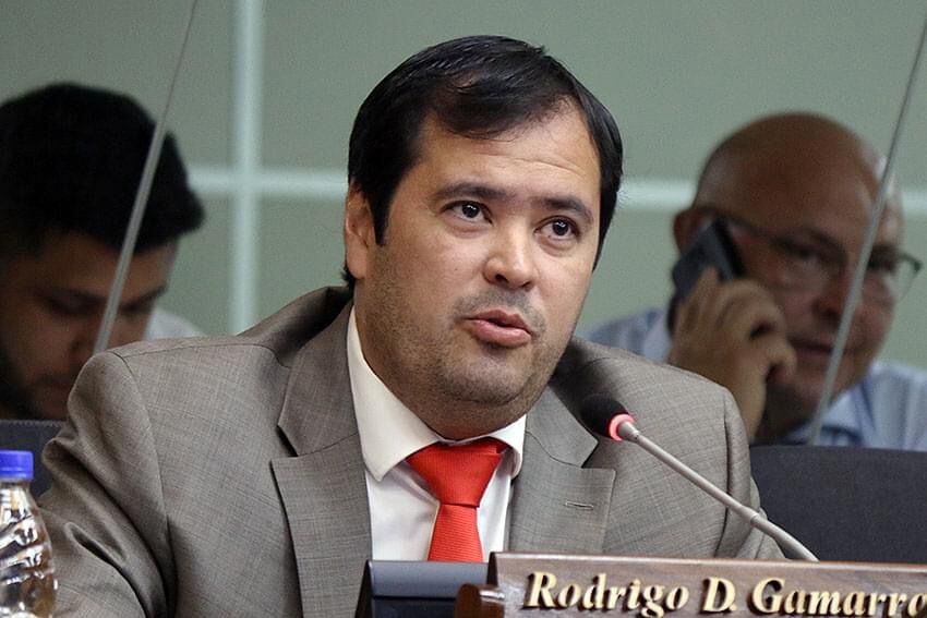 El diputado Rodrigo Gamarra indicó que Paraguay no puede tener dentro del eslabón de la cadena de seguridad a un departamento que responda a intereses extranjeros. Foto: Gentileza