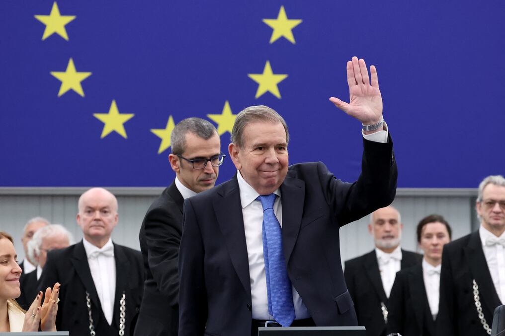 El líder opositor Edmundo González sostuvo que no tiene “restricciones” para regresar a Venezuela, pero no revelará “ni el día ni la forma” en la que vuelva a su país para tomar posesión el 10 de enero. Foto: AFP