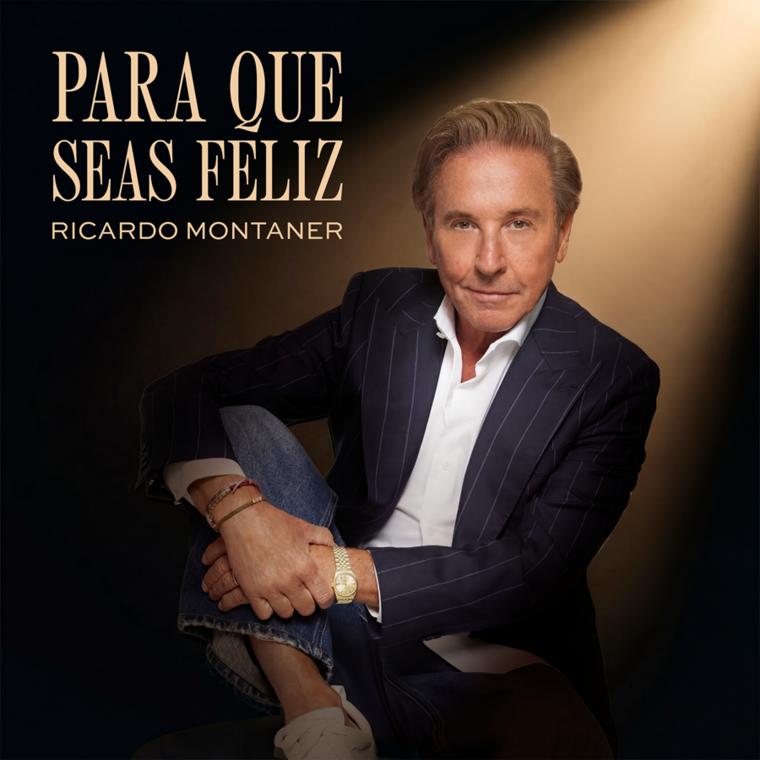 Portada de la nueva canción de Ricardo Montaner, “Para que seas feliz”.