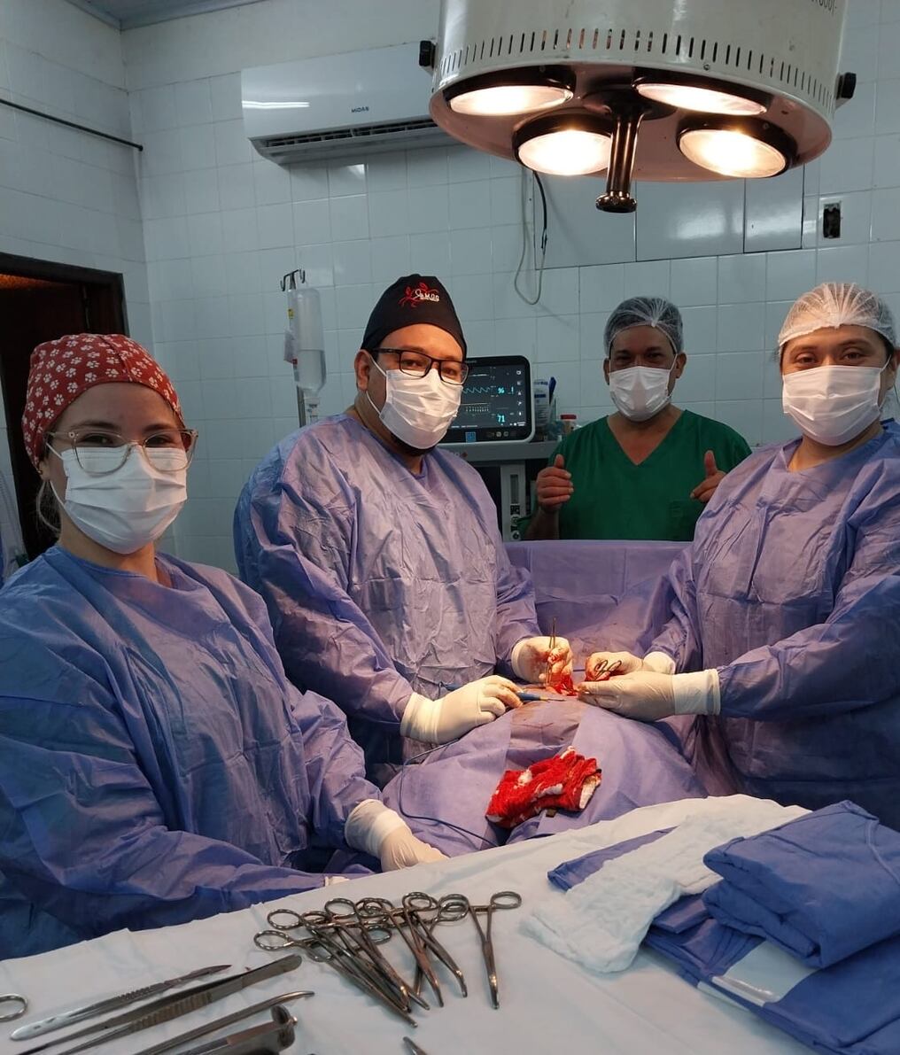El equipo médico concretó más de un centenar de procedimientos quirúrgicos de mediana y alta complejidad. Foto: Gentileza