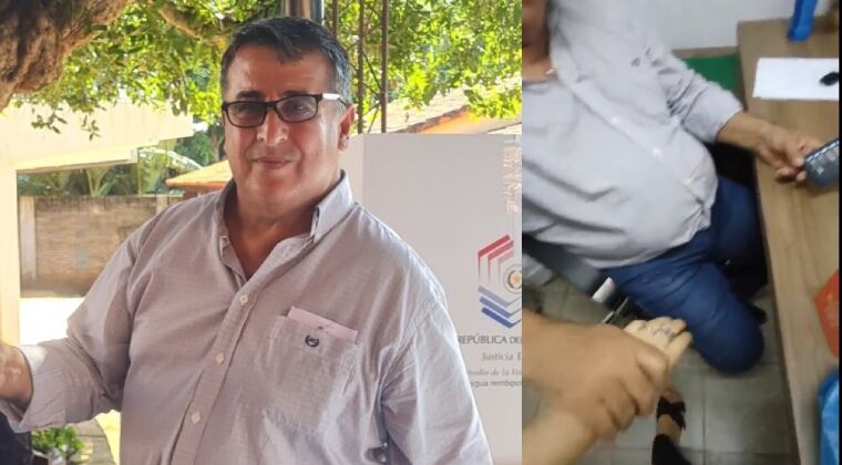 El fiscal Alcides Espínola pidió la prisión preventiva del intendente de la ciudad de Acahay, Aldo Lezcano (foto), imputado este jueves por coacción sexual, violación y otros delitos. El jefe comunal fue denunciado por una exfuncionaria de la municipalidad. Foto: Facebook y captura de pantalla