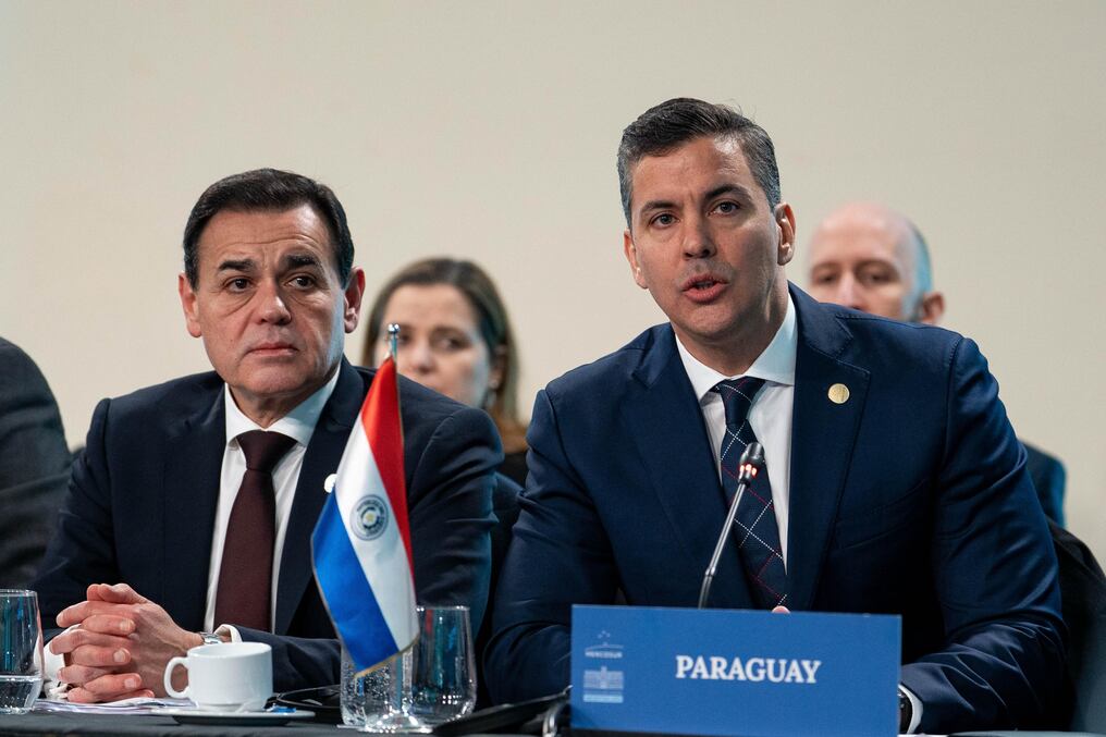 El presidente Santiago Peña es optimista respecto a la concreción del acuerdo Mercosur-UE. Foto: Gentileza