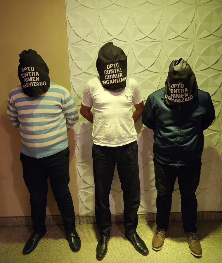 Estos son los detenidos.