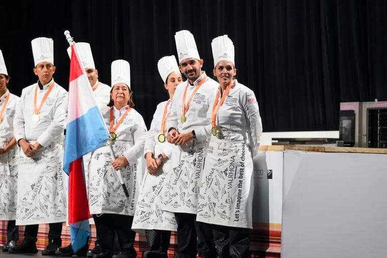 Equipo paraguayo de la Coupe du Monde de la Patisserie. FOTO: GENTILEZA