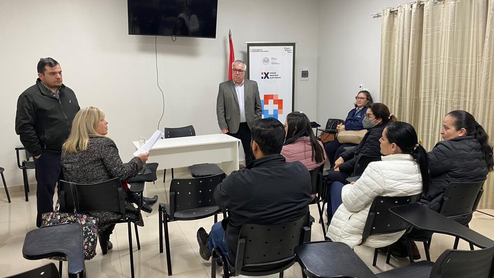 El equipo de interventores del MSP se instaló hoy en el Hospital Distrital de Hernandarias y tiene un mes de plazo para elevar informe sobre el funcionamiento de la citada institución y hacer las recomendaciones. Foto: Gentileza