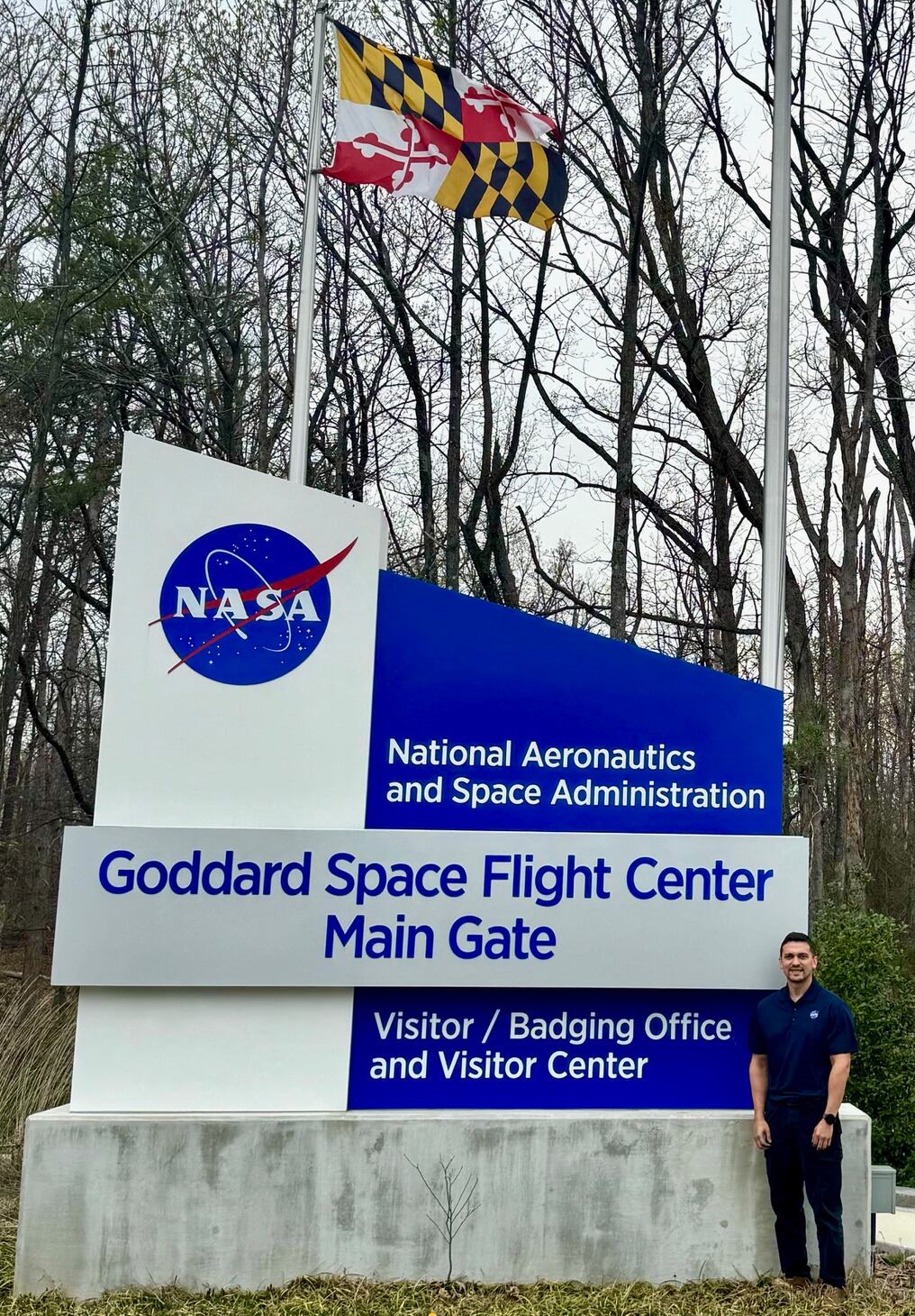 Desde Hohenau, Itapúa, al centro neurálgico de la NASA para la ciencia climática, satelital y de la Tierra, ubicado en Greenbelt, Estados Unidos. Foto: Gentileza 