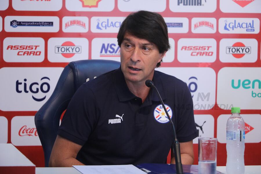 Daniel Garnero, seleccionador de Paraguay. Foto: Eduardo Velázquez