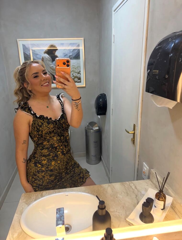 Melissa Ávalos, esposa de Orlando Gill. Foto: Instagram - @meli_avalos02