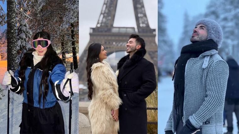 Desde Francia a Finlandia, Laurys Dyva y Magno Silva, se divierten en la previa de Navidad.