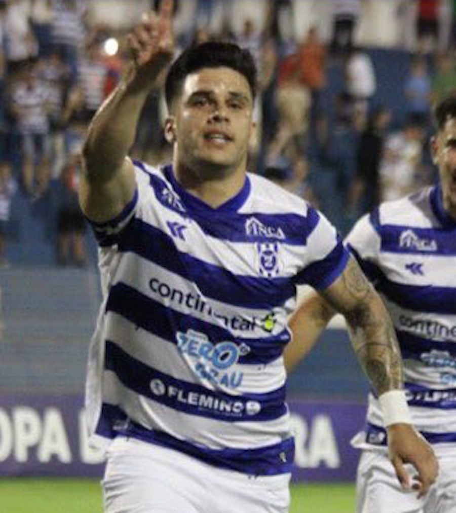 Brahian Ayala, goleador del 2 de Mayo.FOTO: APF