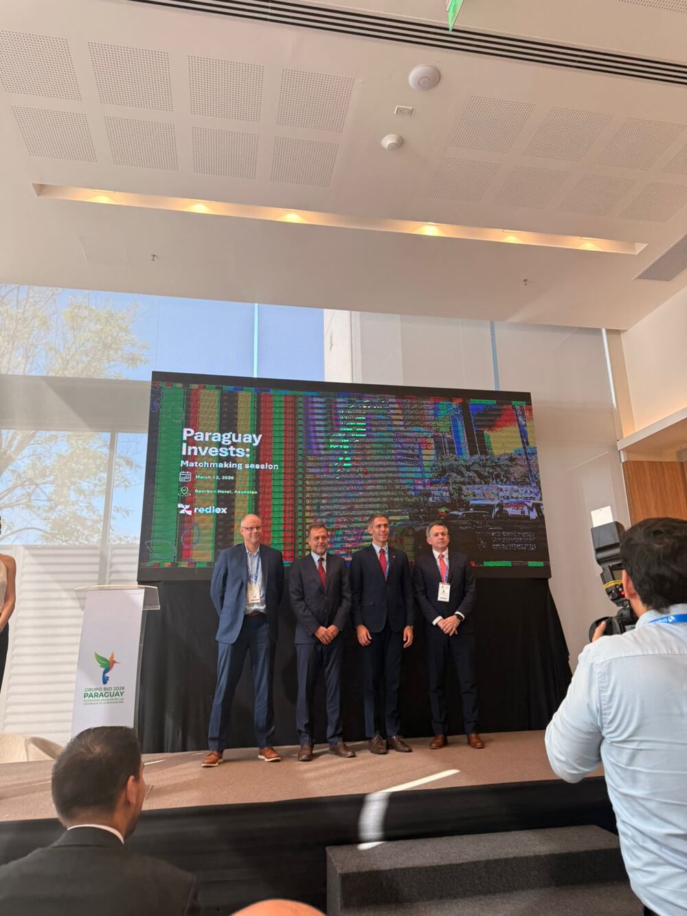 Durante el evento Paraguay Invest: Transformation, Trade and Productive Integration. 