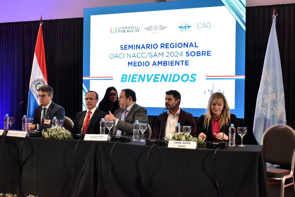 Este martes se lleva a cabo en el país el Seminario Regional de la OACI 2024 sobre medioambiente, con el objetivo mundial de emisiones netas de carbono cero para 2050. Foto: Gentileza