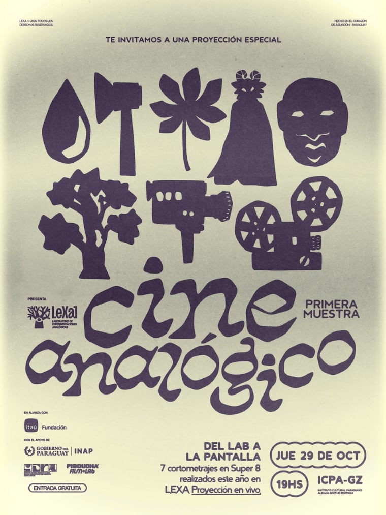 Muestra de Cine analógico en Asunción.