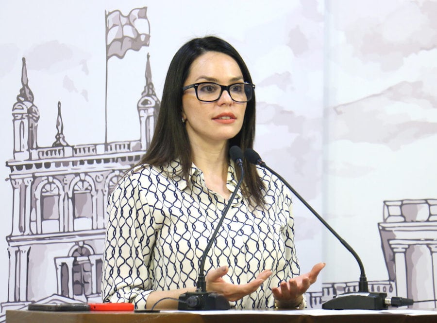 Paula Carro, vocera de la presidencia. Foto: Gentileza