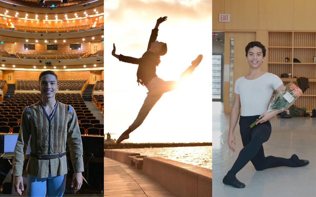 Junior Caballero hace parte del Ballet Sodre desde el 2021. Foto: Gentileza