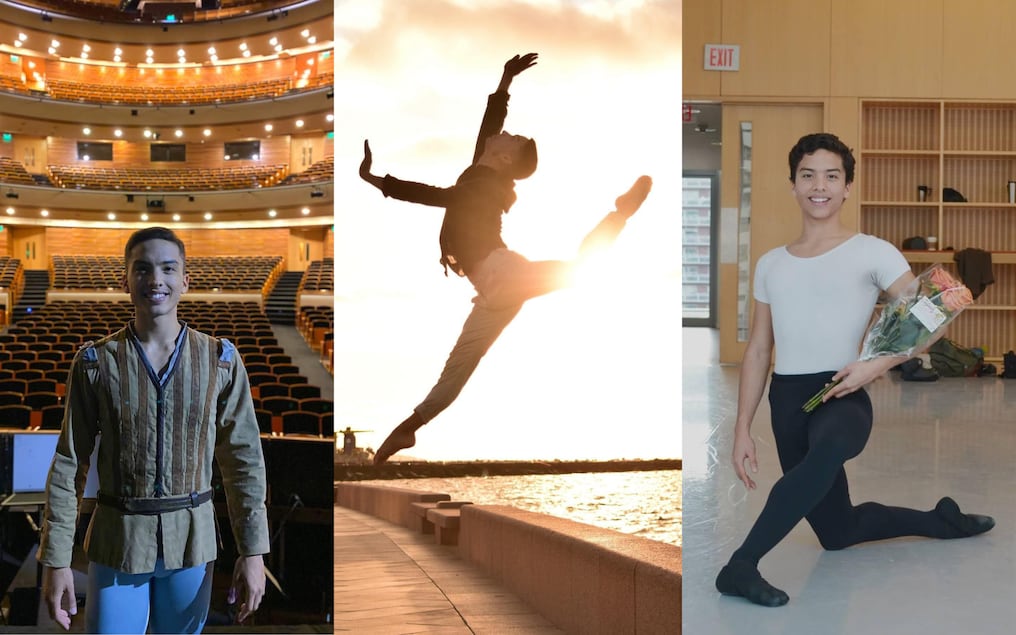 Junior Caballero hace parte del Ballet Sodre desde el 2021. Foto: Gentileza