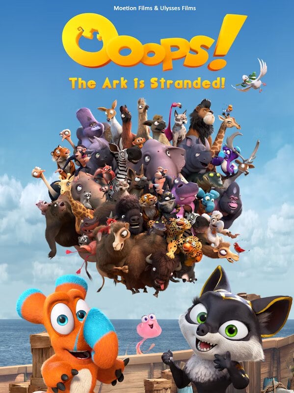 Póster de la próxima serie "Ooops! The Ark is Stranded". Foto: Gentileza