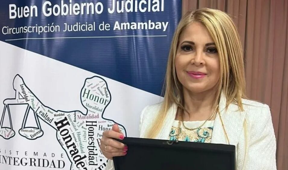 La exmagistrada de Pedro Juan Caballero Sadi López sostiene que existe un quebrantamiento de custodia y la contaminación de las pruebas. Foto: Gentileza