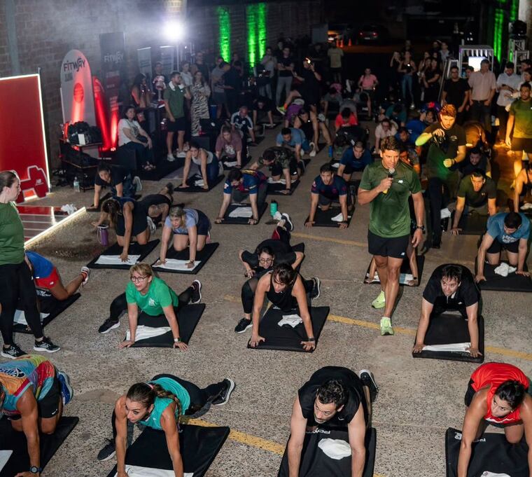 Los 10 años de ND Wellness se festejaron con entrenamiento y diversión. Foto: Instagram - @nutridiego